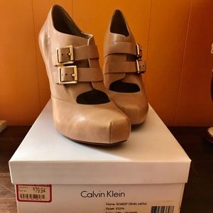 Calvin Klein platform heels